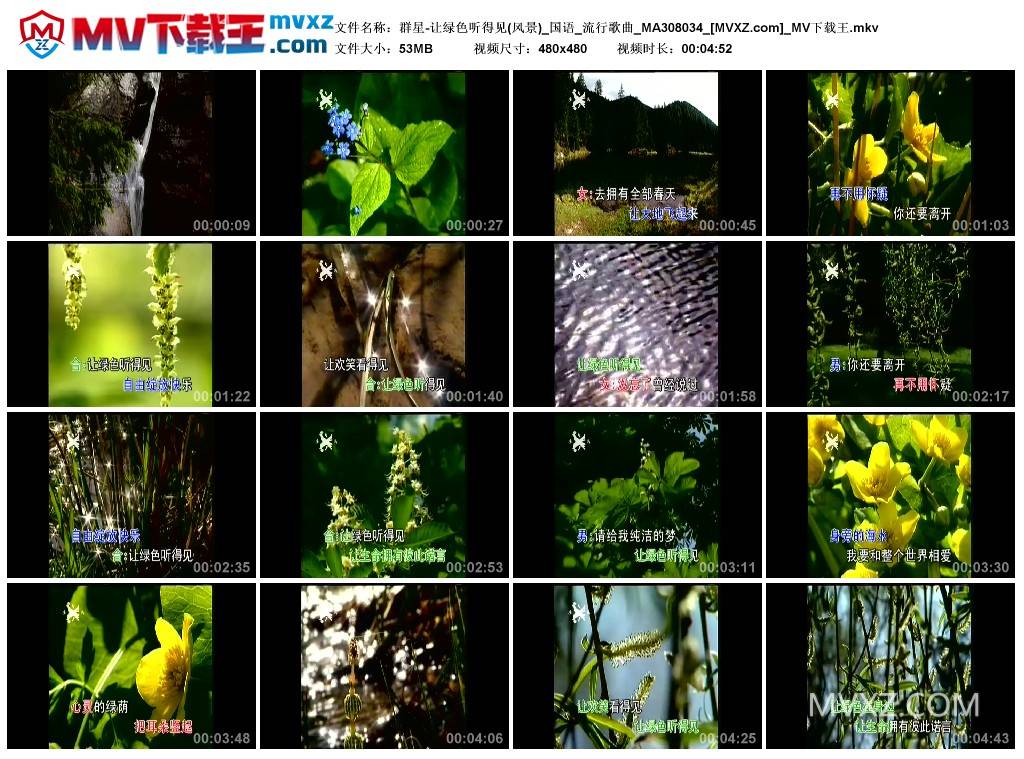 群星-让绿色听得见(风景)_国语_流行歌曲_MA308034